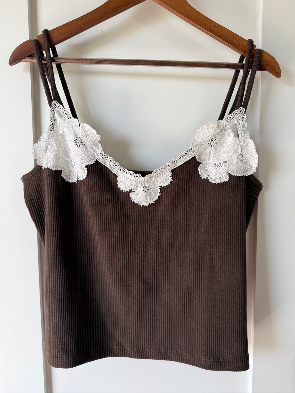 NWT Madewell Floral Lace V-neck Tank